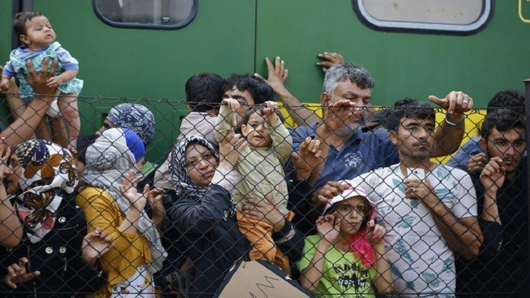 المهاجرون يضربون عن الطعام في المجر