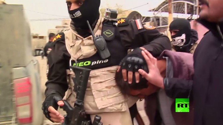 اعتقال أنصار داعش في الموصل