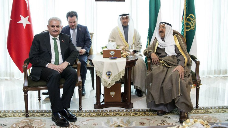 الصباح و يلدريم يبحثان سبل زيادة الاستثمارات المتبادلة