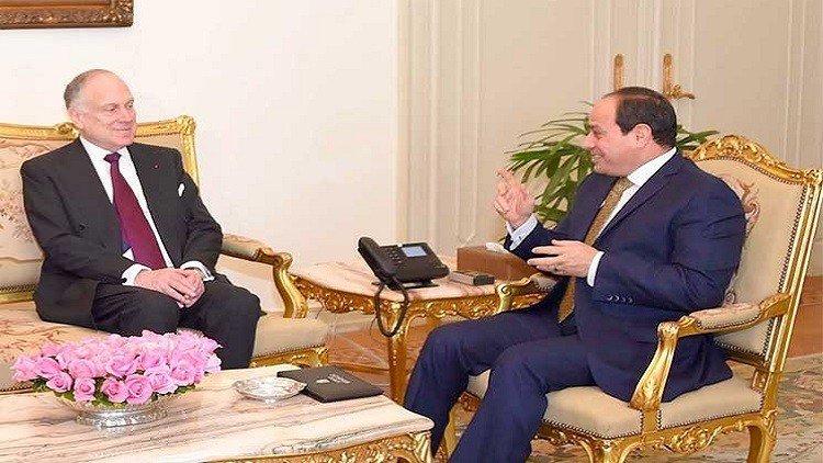 السيسي ورئيس المؤتمر اليهودي يناقشان اللقاء المرتقب مع ترامب