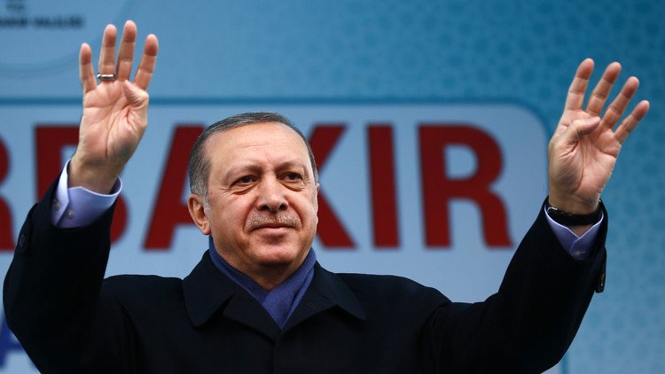 أردوغان: نحن حماة السلام