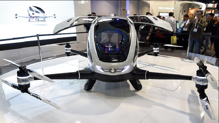 هل التاكسي الطائرة في طريقها إلى نيويورك؟