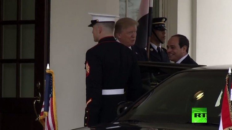 ترامب يستقبل السيسي في البيت الأبيض