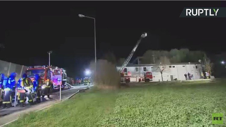 النار تلاحق نزل اللاجئين بألمانيا