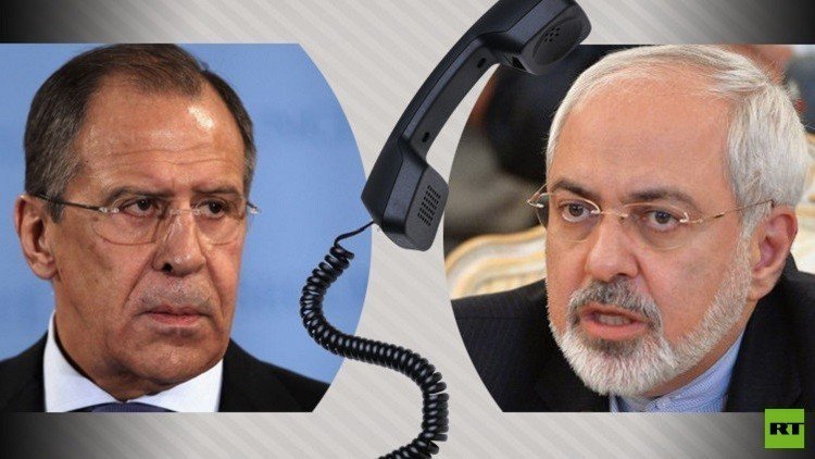 لافروف وظريف: ضرب الولايات المتحدة لسوريا انتهاك للقانون وخدمة للإرهاب