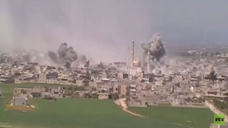 فيديو لانتشار الجيش السوري بعد سيطرته على بلدة معردس في ريف حماه