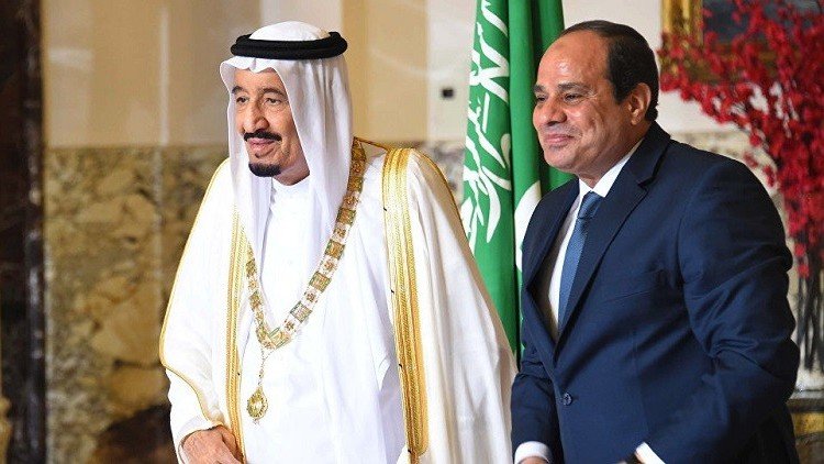 الرئيس المصري عبدالفتاح السيسي والملك السعودي سلمان بن عبدالعزيز