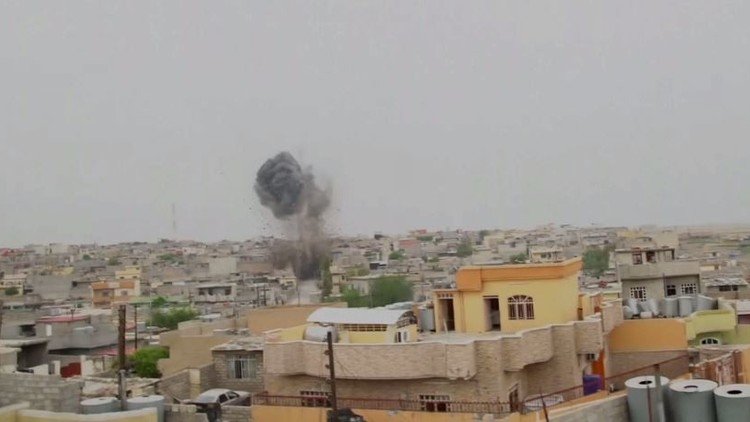 معارك في حي التنك غرب الموصل
