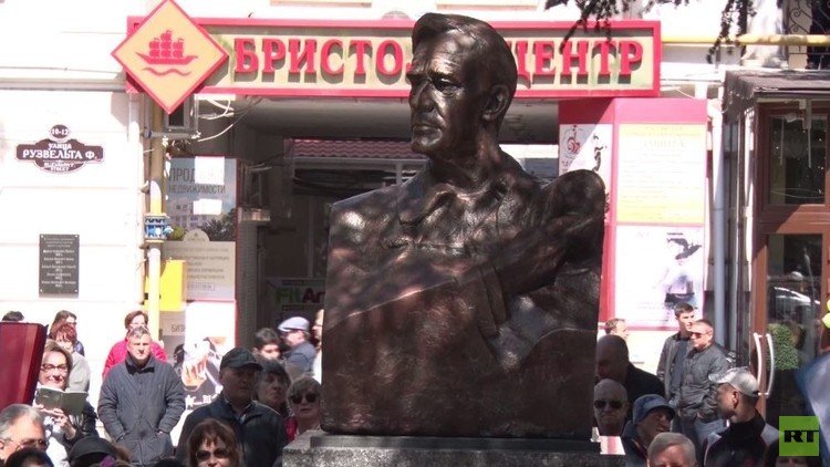 نصب تمثال للرئيس الأمريكي روزفلت في يالطا