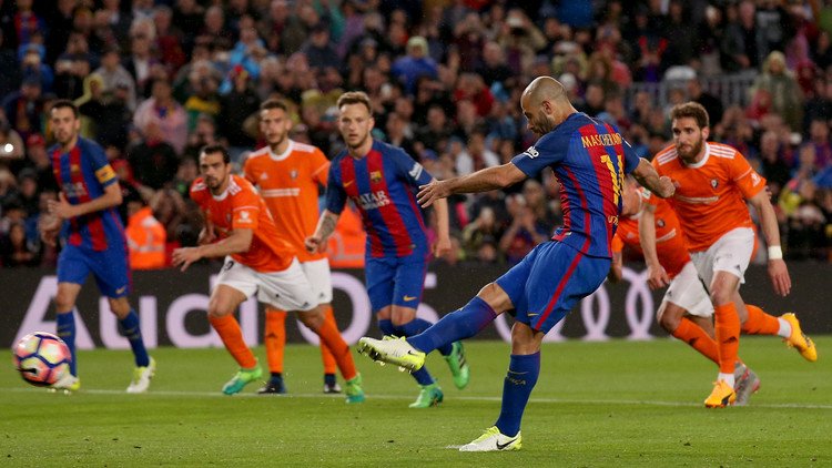 ماسكيرانو يسجل أول هدف في مسيرته مع برشلونة