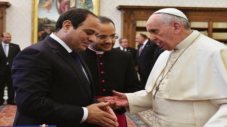 البابا فرنسيس يزور مصر كـ