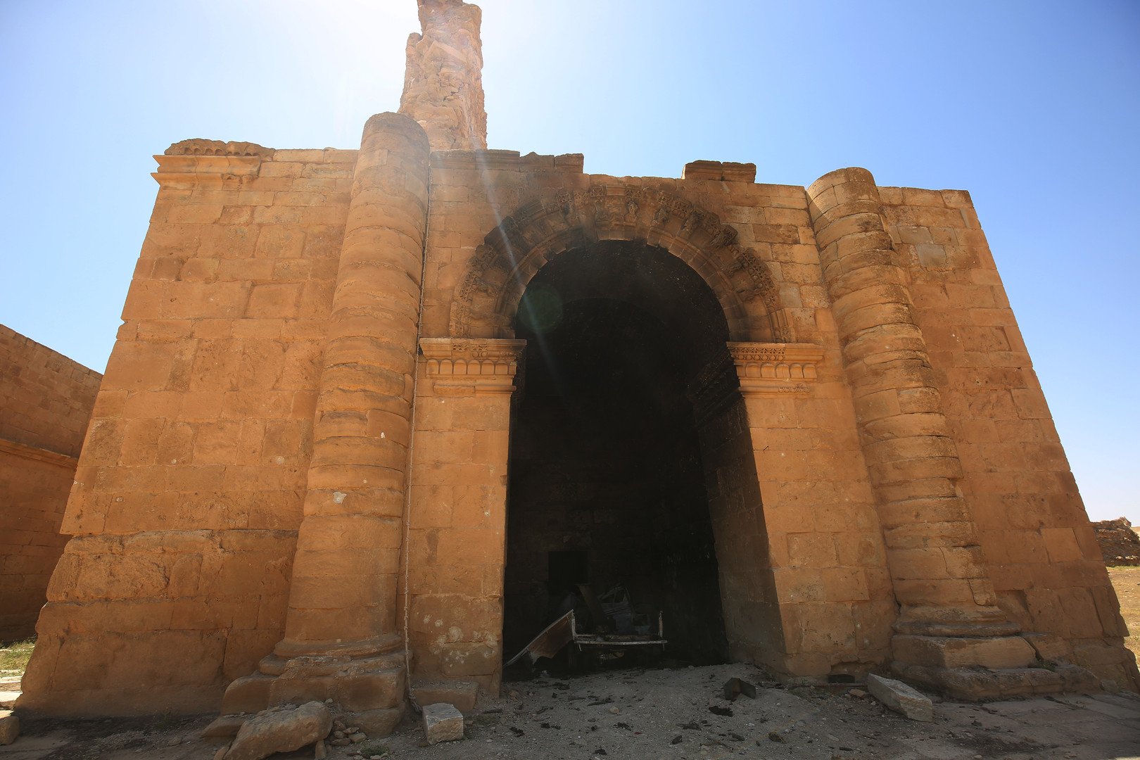 آثار الحرائق في المباني الأثرية