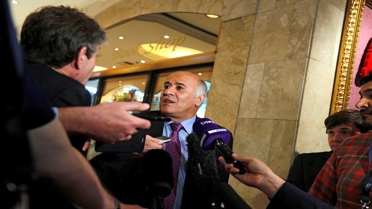  الرجوب يهاجم إسرائيل في كونغرس الفيفا