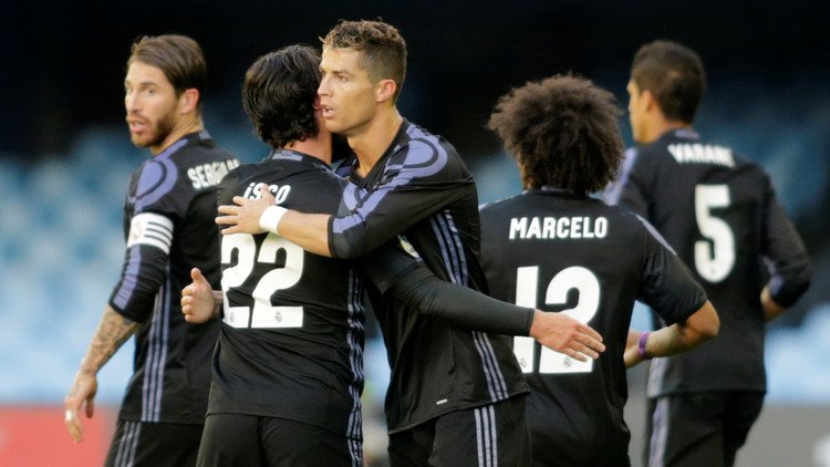 ريال مدريد يهزم سيلتا فيغو ويضع قدما على منصة التتويج