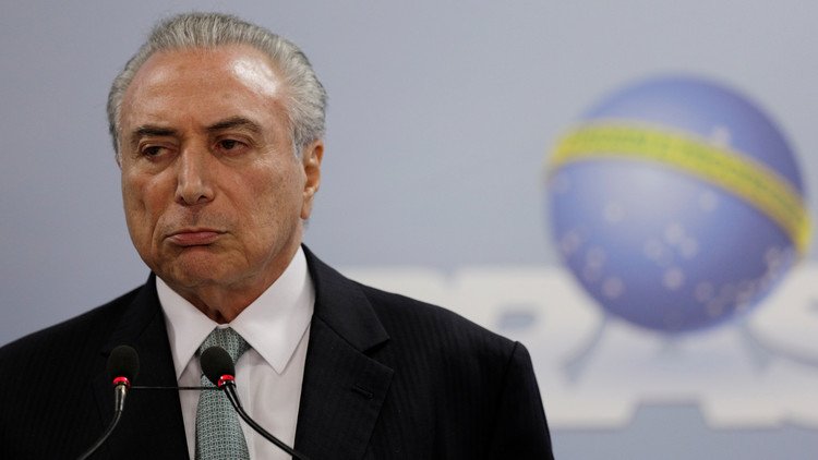 رئيس البرازيل  يرفض الاستقالة على خلفية اتهامه بالفساد
