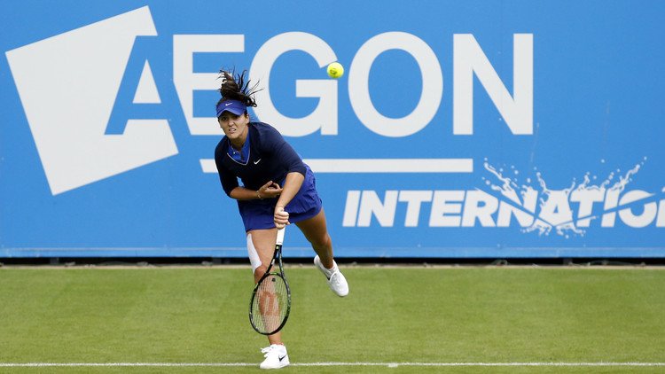 بالفيديو.. أغرب لاعبة تنس