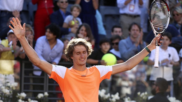 زفيريف يحرز لقب بطولة روما المفتوحة 