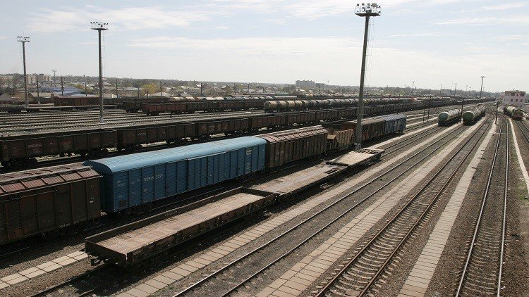 أول قطار بضائع يربط الصين ببيلاروس