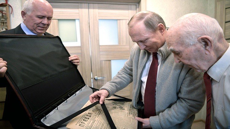 بوتين يزور معلمه السابق في الـ