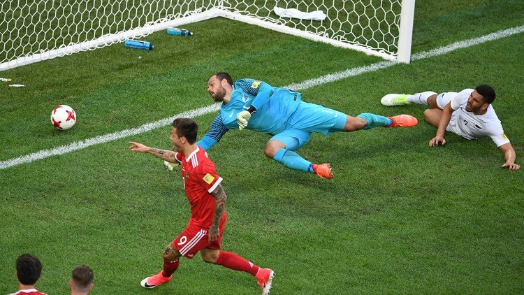  روسيا تحقق باكورة انتصاراتها في كأس القارات 2017