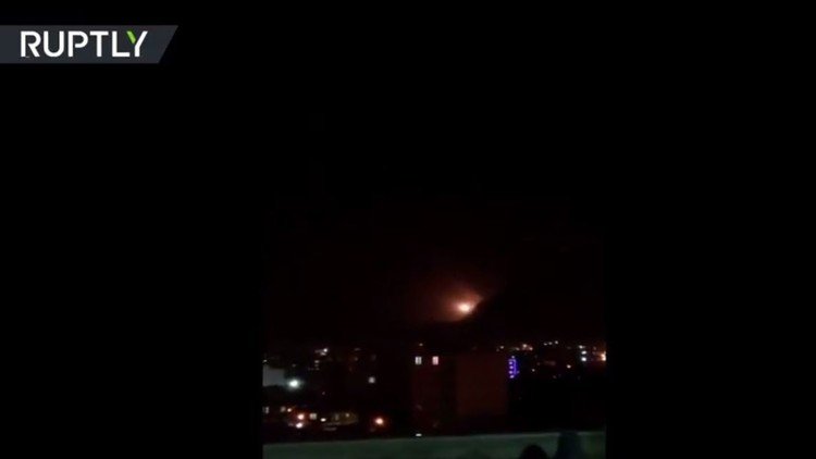 شاهد أول فيديو لإطلاق إيران صواريخ باتجاه سوريا!