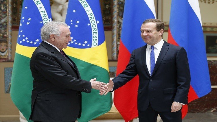 مدفيديف يمازح الرئيس البرازيلي بخصوص الطقس في روسيا