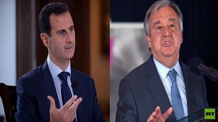 غوتيريش: تحذيرات البيت الأبيض للأسد جدية 