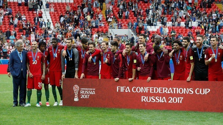 البرتغال تحرز المركز الثالث في بطولة كأس القارات 2017