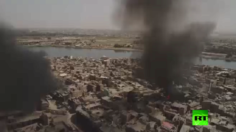 فيديو يصور حجم الدمار في الموصل القديمة من الأعلى