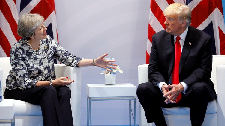 ترامب يضع شروطا أمام ماي لزيارة بريطانيا