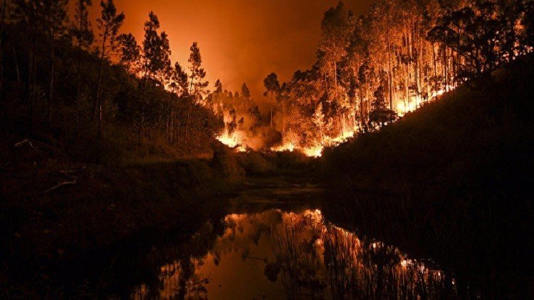 تحطم مروحية في البرتغال أثناء إخماد حريق