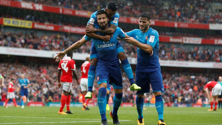 بالفيديو.. أرسنال يكتسح بنفيكا البرتغالي