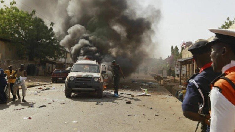 عشرات القتلى والمصابين في تفجير انتحاري شمال شرقي نيجيريا