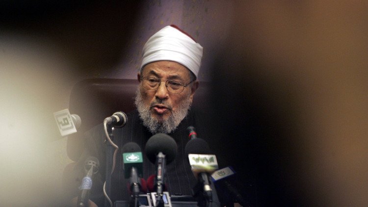 تعرض موقع القرضاوي للاختراق من قبل مجموعة تسمي نفسها "الجيش السعودي الإلكتروني" (صورة)