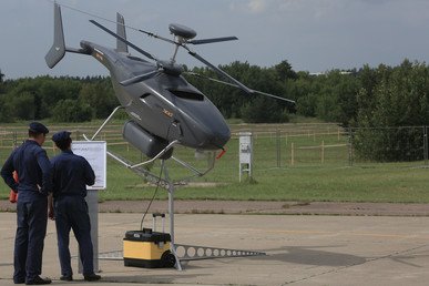 طائرة VRT300 بلا طيار، والتي تشارك لأول مرة في المعرض