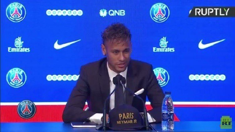 باريس سان جيرمان يقدم لاعبه الجديد نيمار