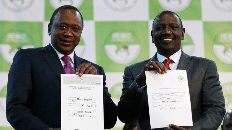 رسميا.. إعادة انتخاب أوهورو كينياتا رئيسا لكينيا