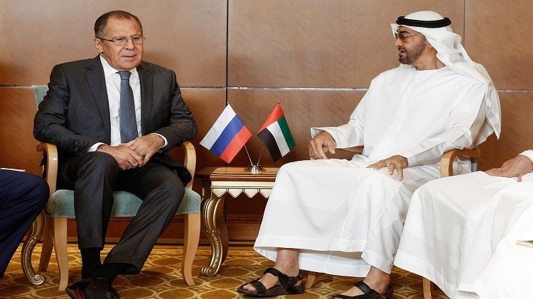 لافروف: اتفقنا مع الإمارات على زيادة التعاون الاقتصادي