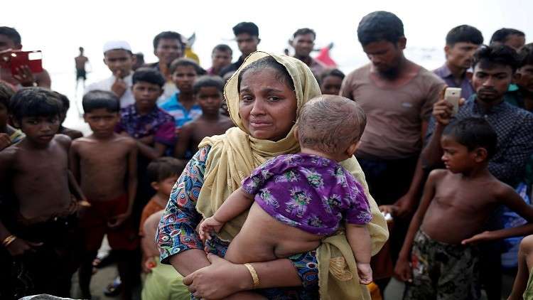 270 ألف روهينغي يلجؤون إلى بنغلاديش خلال أسبوعين 