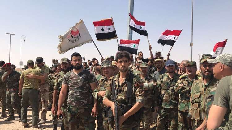 الجيش السوري يطرد الدواعش من منطقة جبال الثردة في محيط مطار دير الزور العسكري