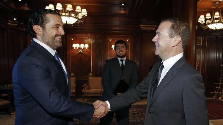 مدفيديف: روسيا تدعم لبنان في محاربة الإرهاب