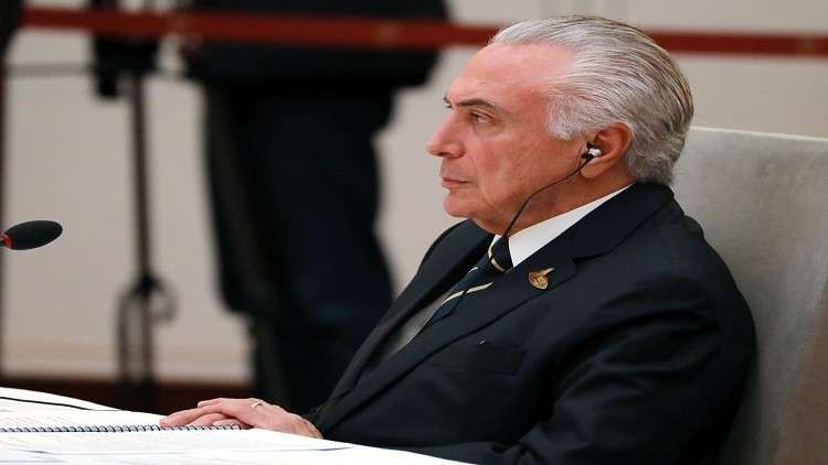 حكومة البرازيل تصف التهم الموجهة لرئيس البلاد 