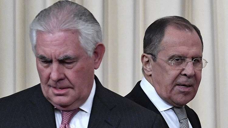 لافروف وتيلرسون يؤكدان ضرورة التنسيق بشأن سوريا