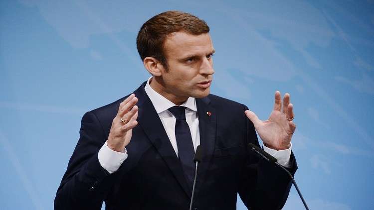 ماكرون: الأسد لا يقتل الفرنسيين بل الإرهابيين  