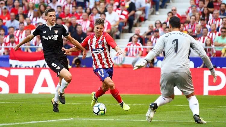 شاهد..  كاراسكو يهز شباك إشبيلية ببراعة