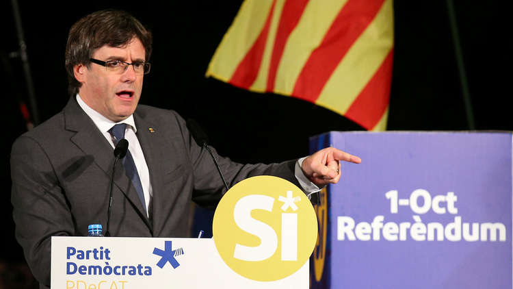 رئيس كاتالونيا لا يستبعد انفصال الإقليم عن إسبانيا من طرف واحد