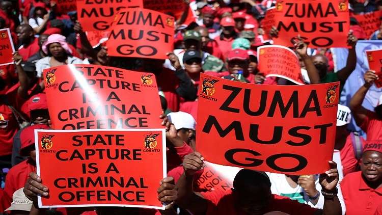 جنوب إفريقيا.. آلاف العمال يتظاهرون ضد "زوما" والفساد