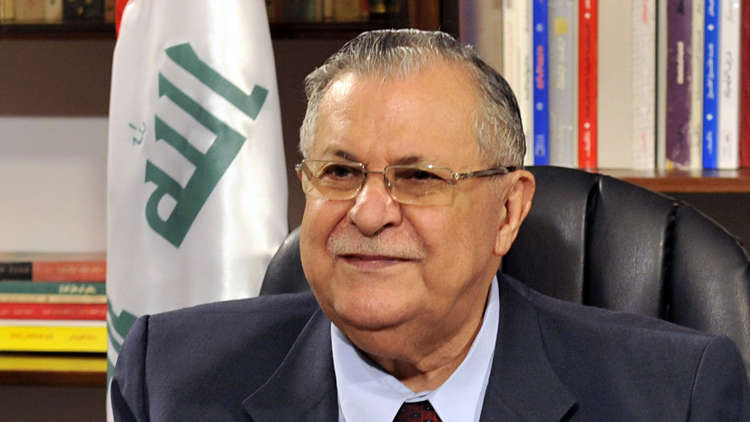 الرئيس العراقي معصوم ينعى "مام جلال"