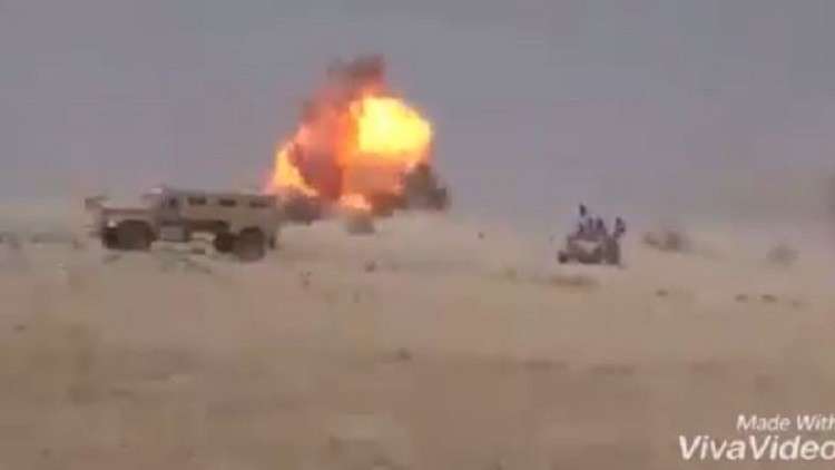 فيديو من العراق.. رعب وصراخ وتفجير مفخخة قرب مدرعات الجيش وقوات الحشد!