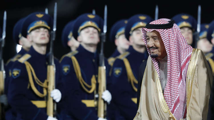 الخارجية الروسية تحتفل بزيارة الملك سلمان على طريقتها